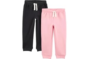 Simple Joys by Carter's Girls 2-Pack Fleece Joggers