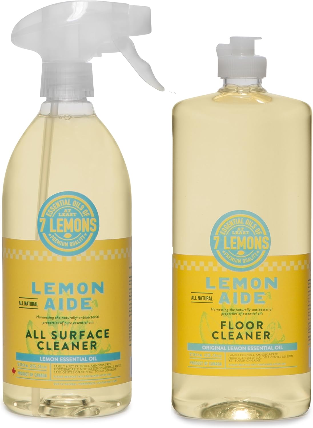 Lemon Aide Happy Lemon Floor Duo All Surface Cleaner Floor