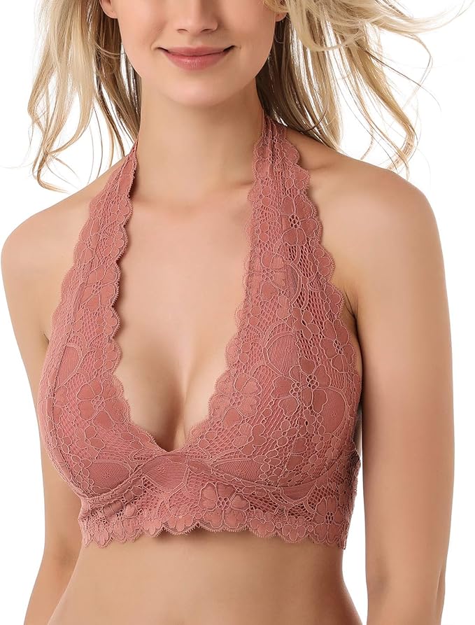 Jojoans Damen Blumen Bh Spitze Halfter Bralette Un Gepolstert Mesh Gefuttert V Ausschnitt Jeden Tag Bhs Top Fur Frauen Amazon De Bekleidung