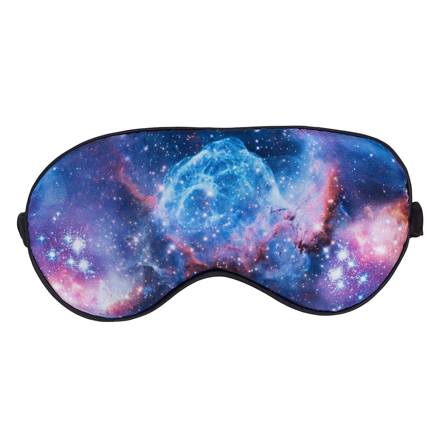 Bodylife Sleep Mask Eye Mask Faux Silk Galaxy for Travel Or Sleep