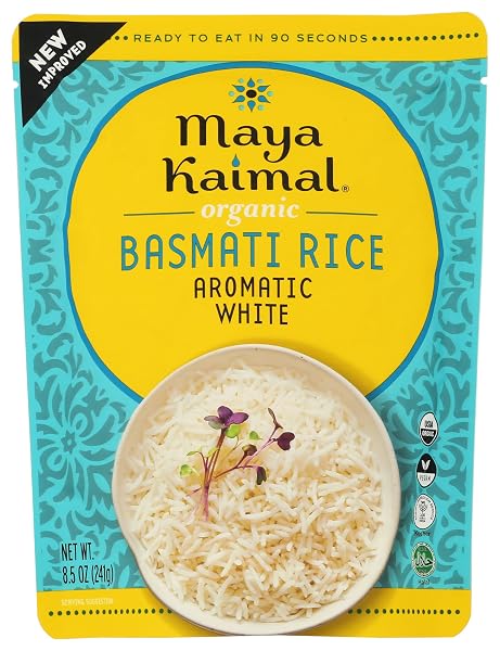 MAYA KAIMAL ORGANIC AROMATIC WHITE BASMATI RICE, 8.5...