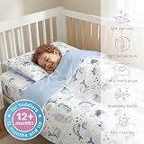 Baby Comfort 2-Piece Toddler Duvet & Pillow Set Ocean 120x90 cm 100% Cotton view 2