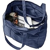 Bagelite Extra Large Canvas Tote Bag for Women Men, Utility Work Bags with Zipper