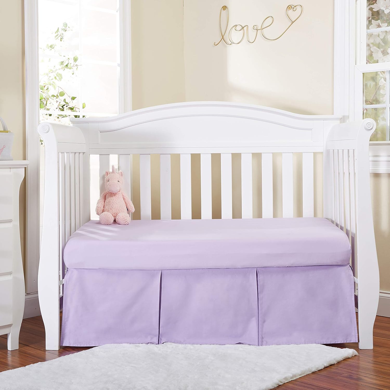 light purple crib bedding
