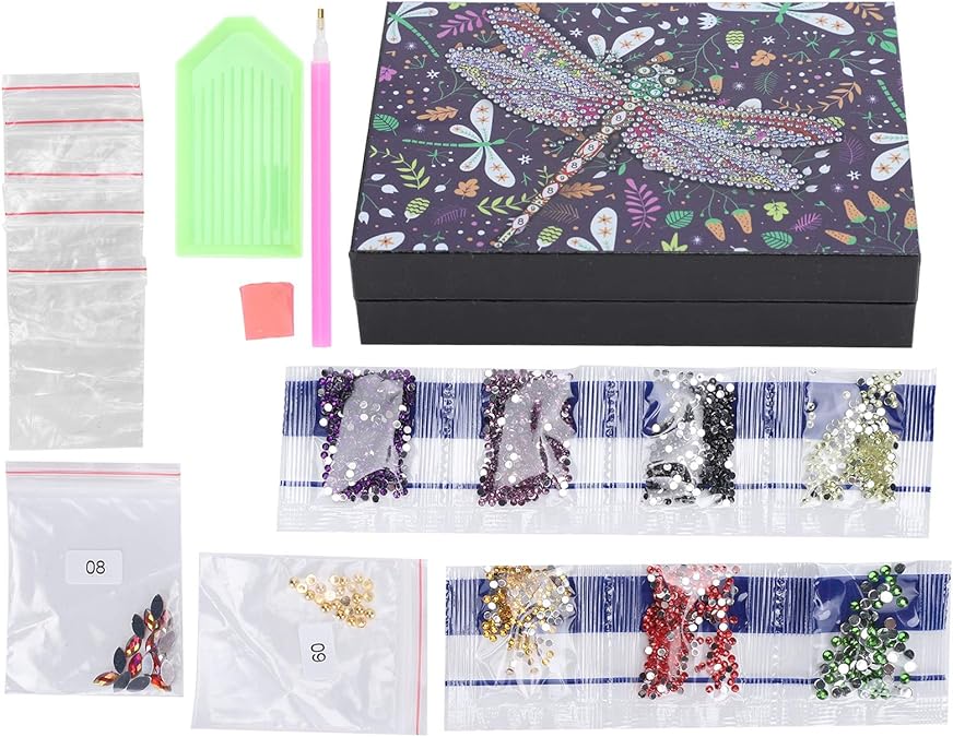 5D Diamond Painting Jewelry Box Creative DIY Embroidery Earring