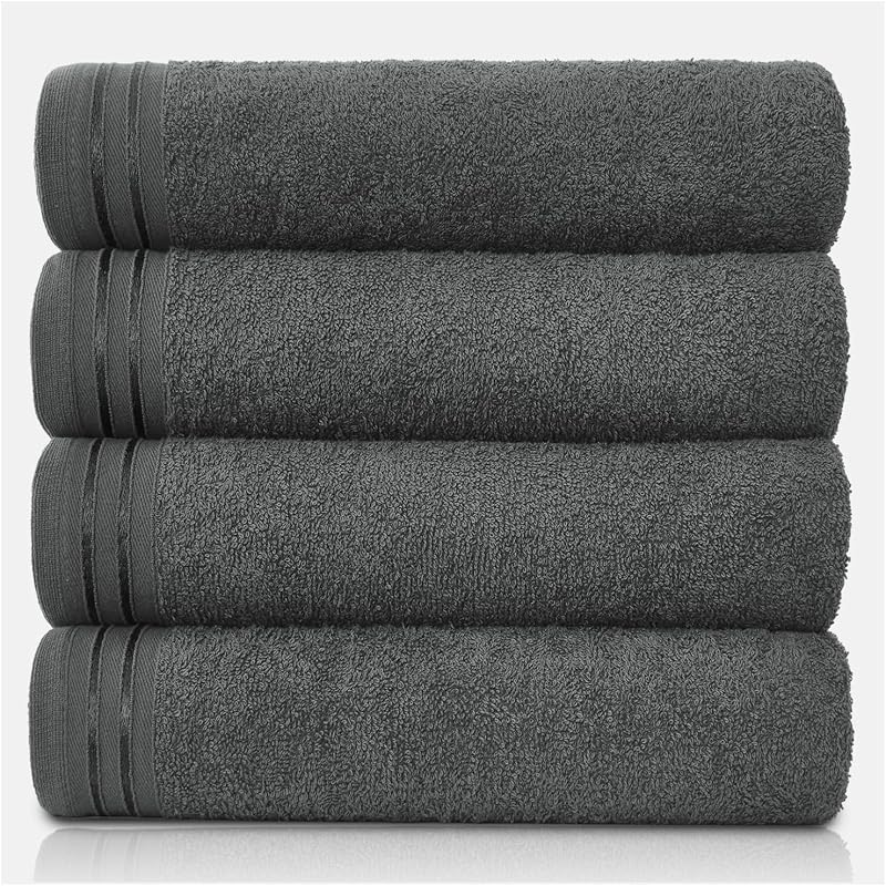 GC GAVENO CAVAILIA Large Bath Towels 4 Pack Egyptian Cotton 75x135 cm