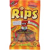 Rips Rainbow Bite Size Sugar Candy, 4 Ounce bag