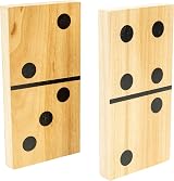 TP Toys Giant Wooden Dominoes Outdoor Family Game 28 Tiles FSC Wood view 7