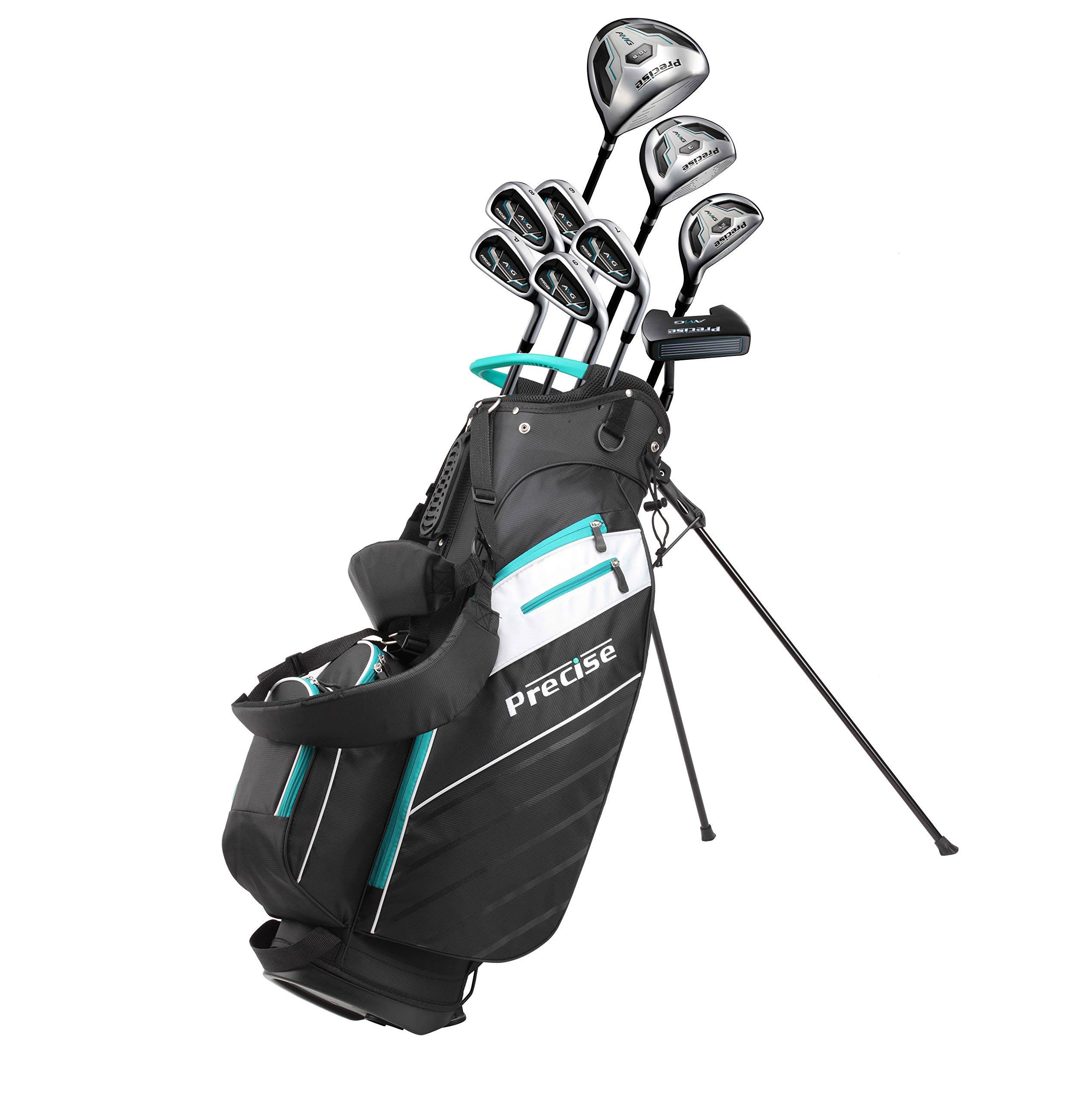 Buy Precise AMG Men's Complete Golf Clubs Package Set Includes Titanium
