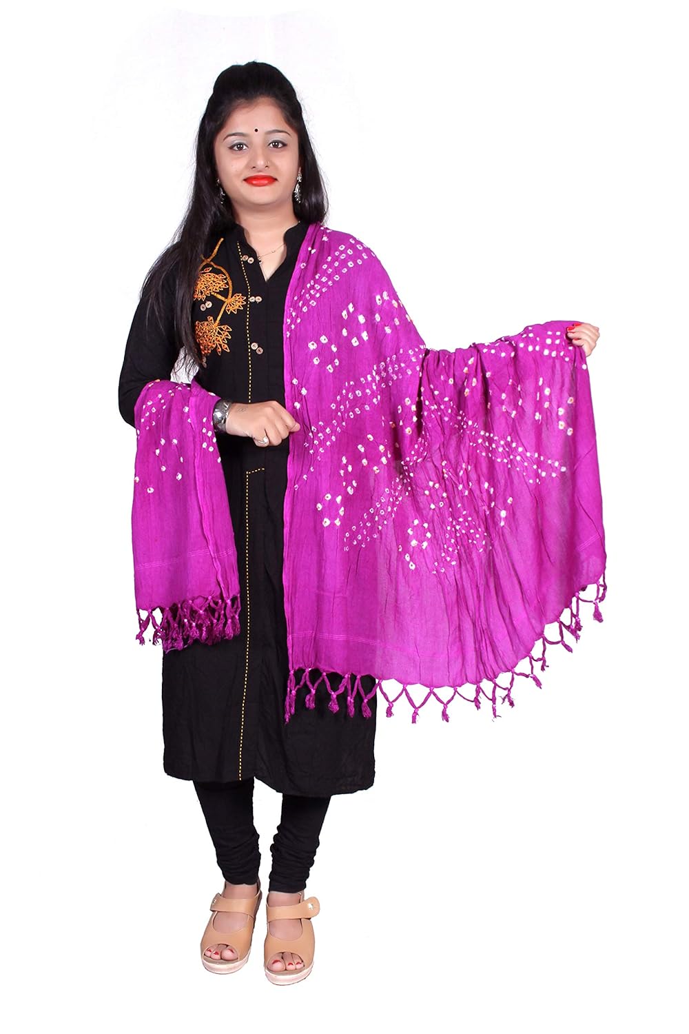 women's bandhni dupattas and stoles