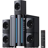 Bobtot Home Theater Surround Sound System for TV, 6.5" Subwoofer 800W Peak | Deep Bass 5.1 Wired Satellite Speakers Audio Stereo Systems Support ARC Optical Bluetooth Aux Input