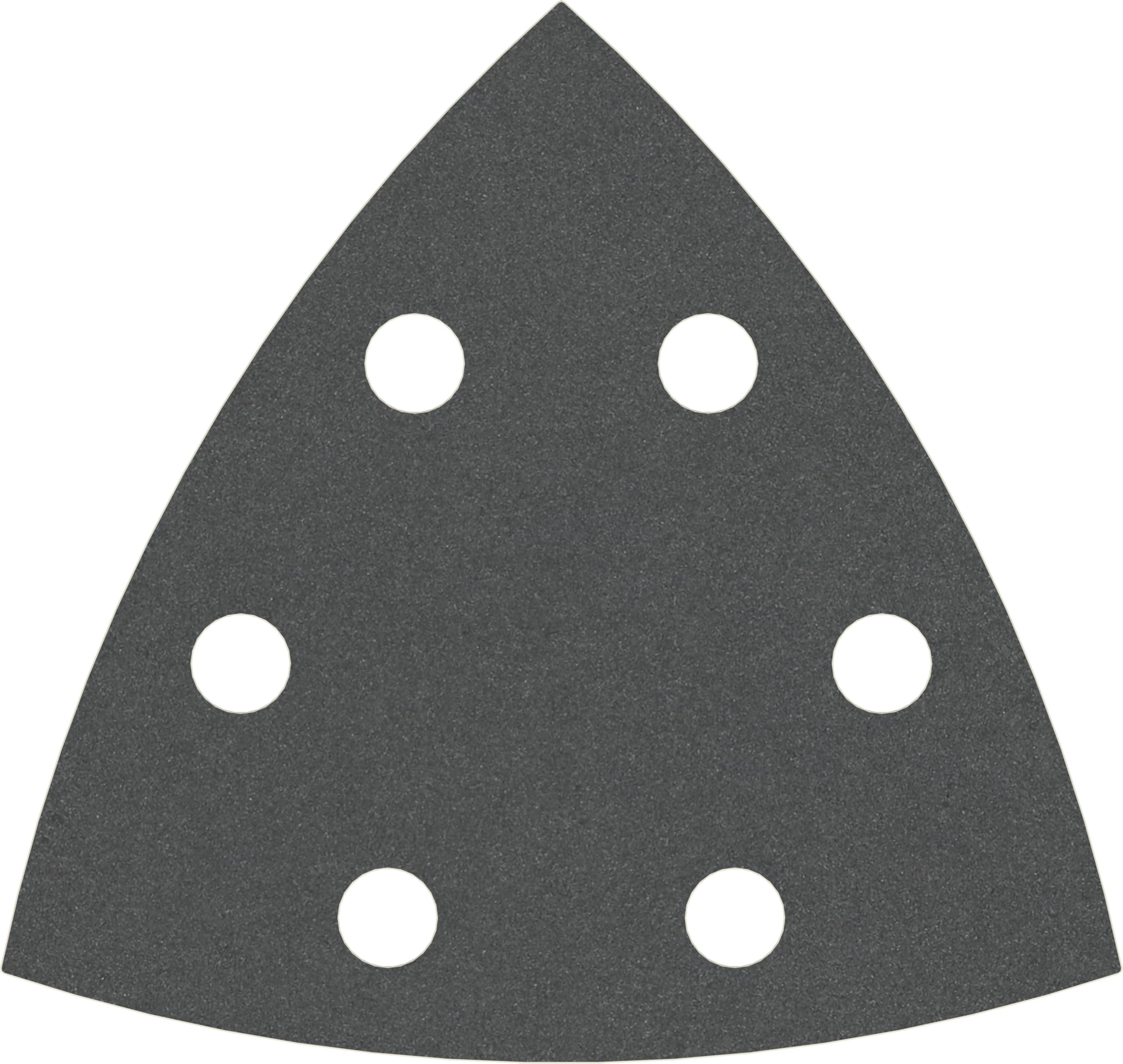 Bosch 5x PRO Plastic and Hard Stone F355 Schleifblatt (für Beton, Harter Stein, Ø 93x93 mm, Körnung 320, Professional Zubehör Multifunktionswerkzeug, Deltaschleifer)