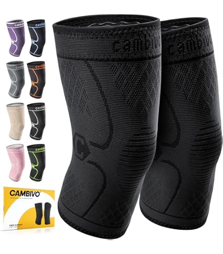 Amazon.com: PX Compression Knee Brace for Women & Men, 2 Pack Knee