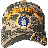 Artisan Owl Officially Licensed Veteran US Air Force Logo and Emblem Embroidered Baseball Cap