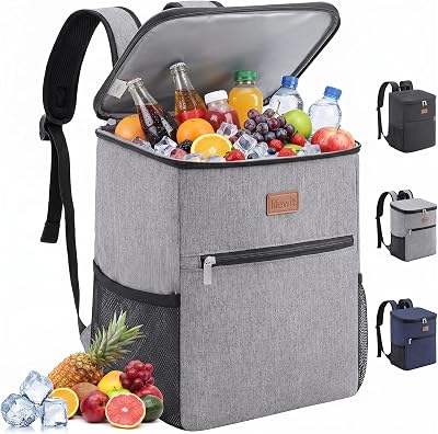 21L 30 Dosen Kühlrucksack Kühltasche Groß Isoliert Cooler Bag
