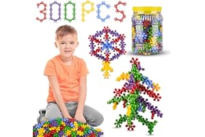 thinkmaster 300 PCS Building Toys for Kids Ages 4-8 Year - Building Blocks fo Kids - Stem Bins for Classroom - Indoor Recess Games for Classroom - Building Toys for Toddlers - Kids Building Toys