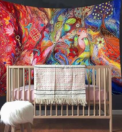 01 80x60 Simsant Phoenix Peacock Feather Gorgeous Colorful Beautiful Art Tapestry Blanket Backdrop For Bedroom Living Room Dorm Dormitory Wall Decor 203x152cm Tapestries Home Kitchen Ilsr Org