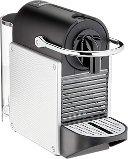 De'Longhi Nespresso EN 124.S Kapselmaschine Pixie Silber | 1260 Watt | 0,7 Liter | Seitenpanels aus recycelten Nespresso Kapseln