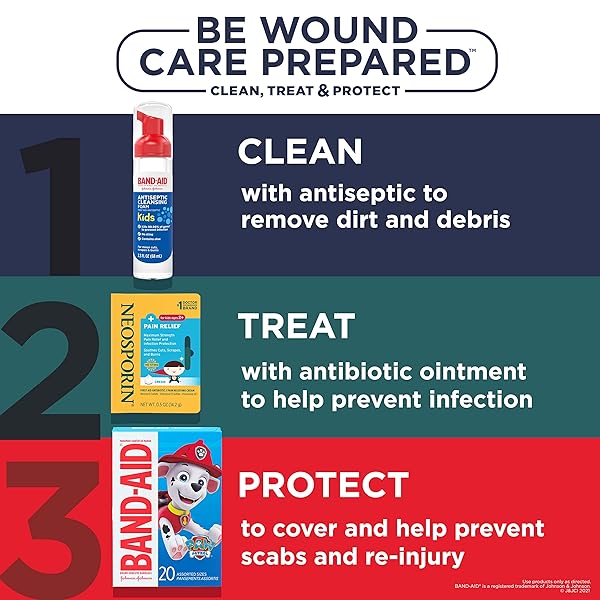 BAND-AID BRAND ADHESIVE BANDAGES FOR MINOR CUTS & SCRAPES, WOUND CARE FEATURING DISNEY’S ELEMENTAL CHARACTERS, FUN BANDAGES FOR KIDS AND TODDLERS, ASSORTED SIZES, 20 COUNT