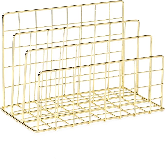 Delifox Mail Sorter Letter Organizer Metal Desktop File