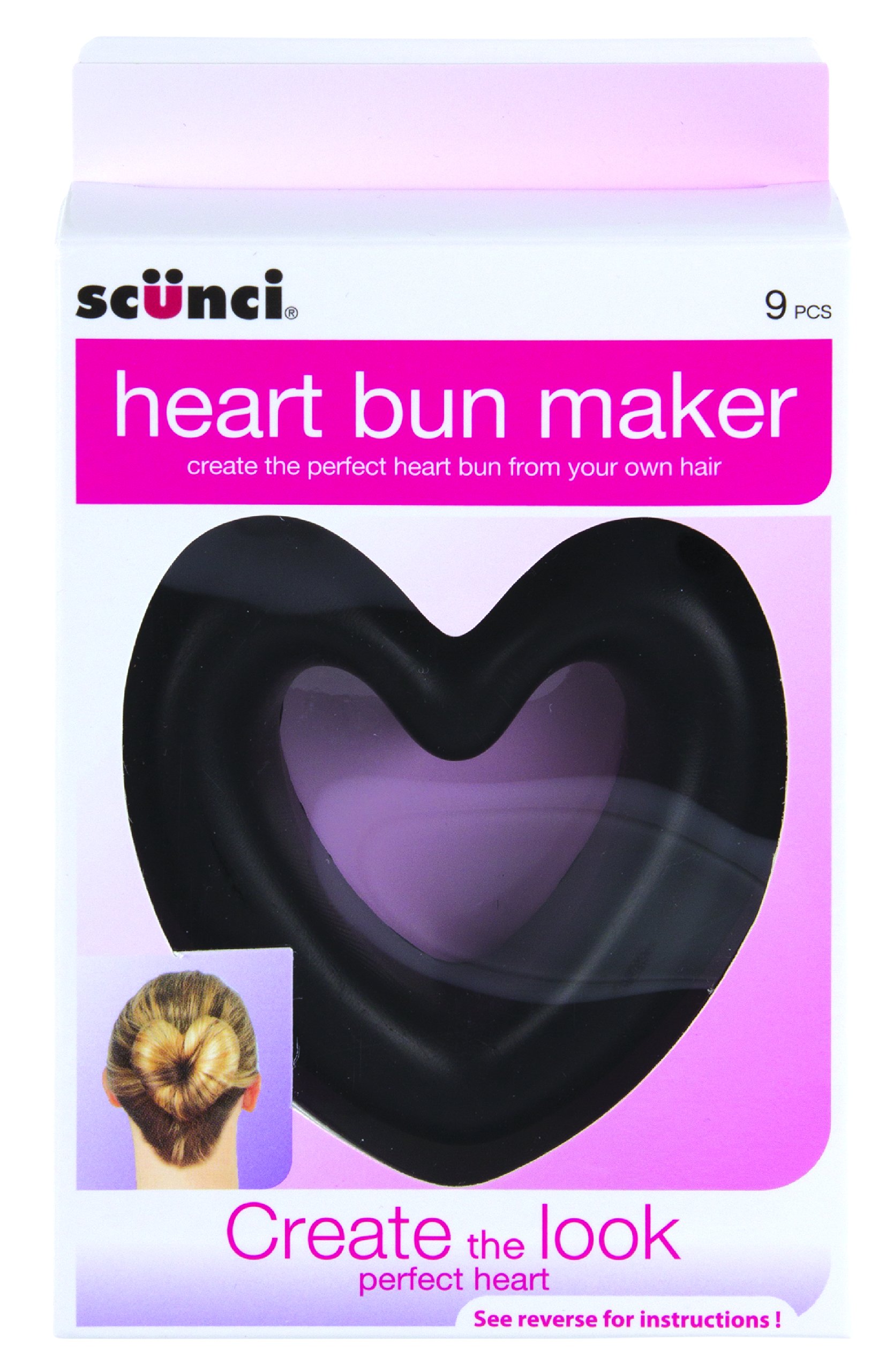 Scunci Heart Bun Maker