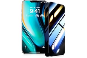 UltraGlass Ultra Top 9H+ Glass for iPhone 13/13 Pro Privacy Screen Protector [Invisible Privacy Armor] Private Screen Protector 13/13 Pro Tempered Glass [Full Coverage & Longest Durable] 2 Packs