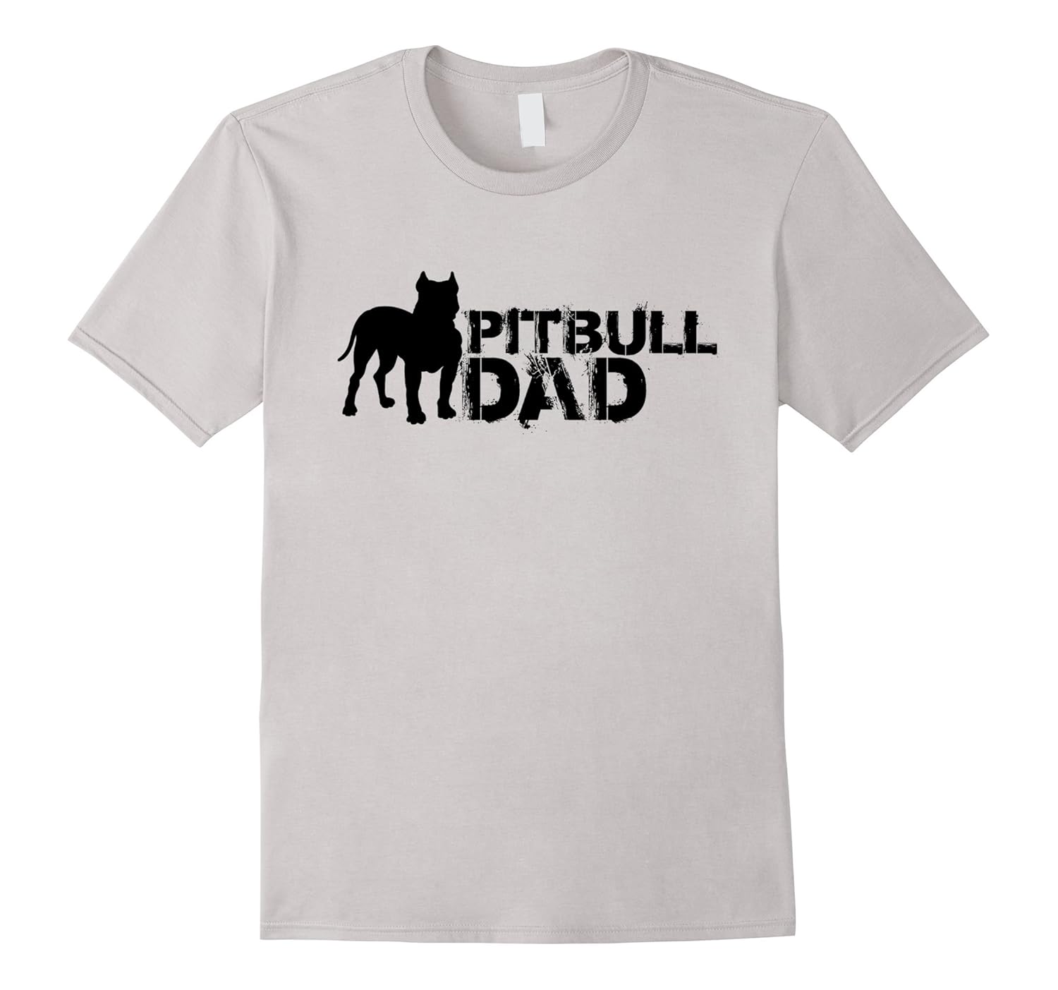 Pitbull Dad T-Shirt Dark Text Version