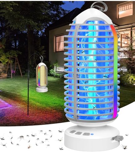 Amazon.com : Bug Zapper Outdoor with Colorful Lighting and Auto