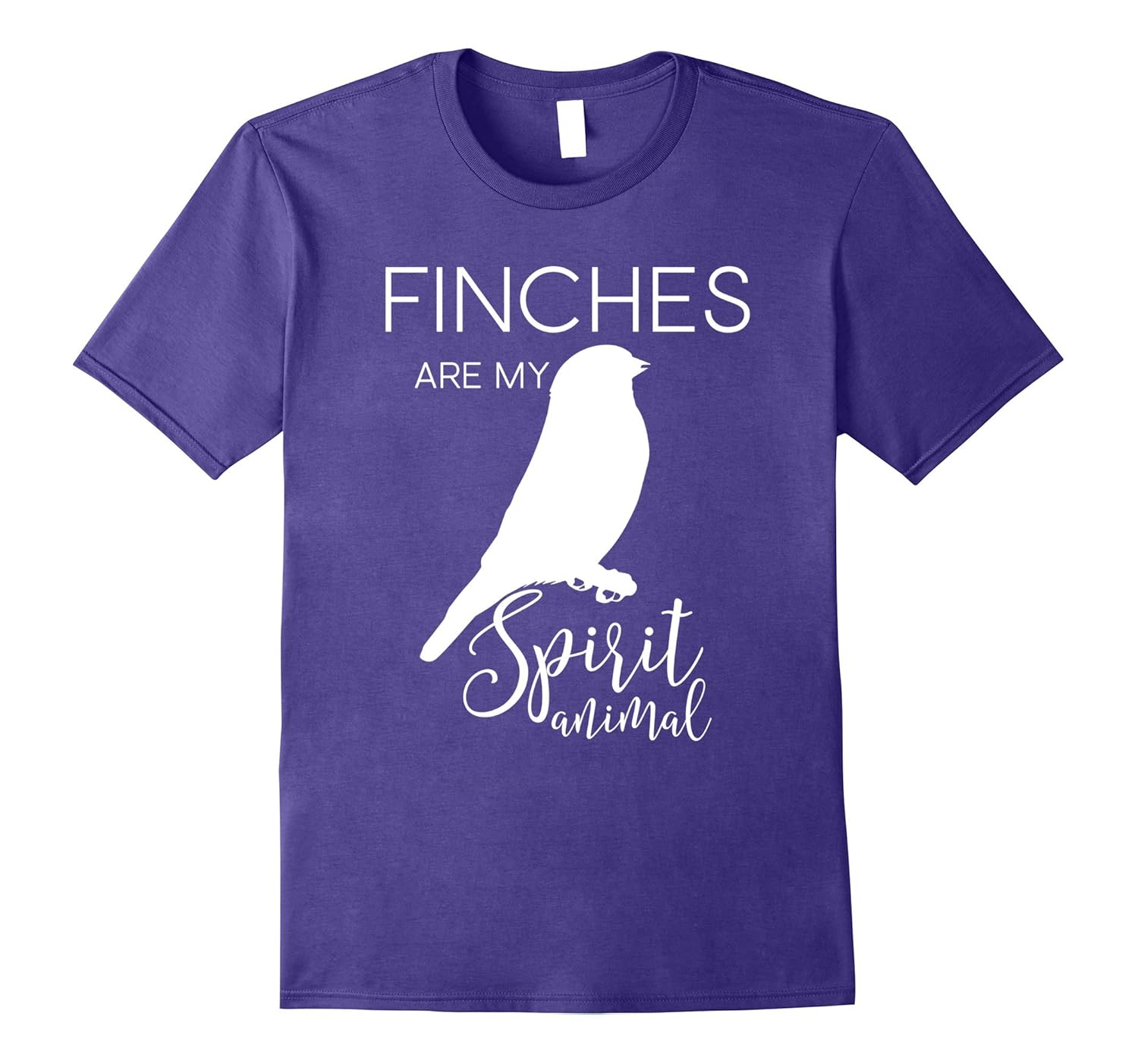 Cute Funny & Unique Finch Bird Lover Lettering Gift T-Shirt-ANZ