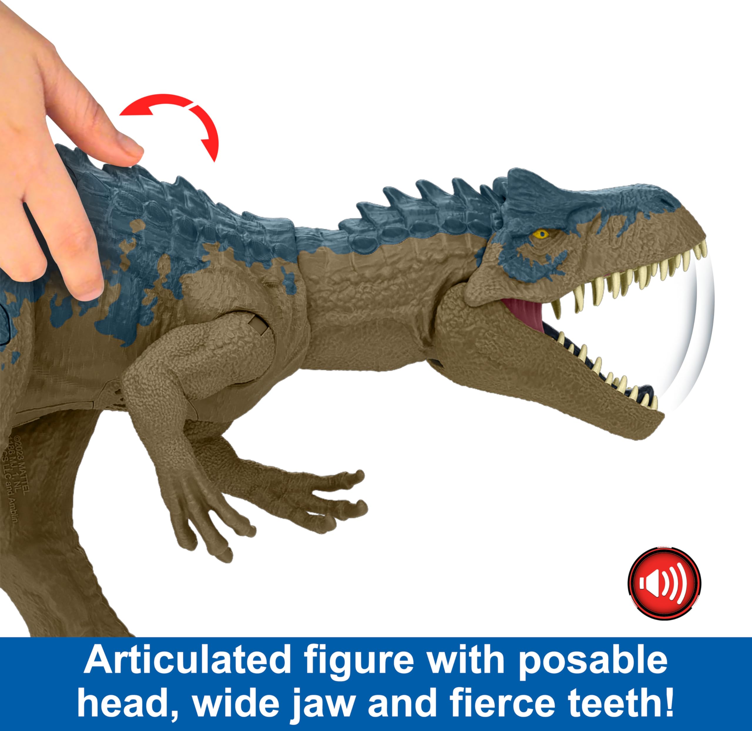 Wwe Figures 2024.01] Mattel Jurassic World Ruthless Rampagin Allosaurus ...