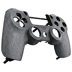 eXtremeRate Brushed Silver Patterned Custom
