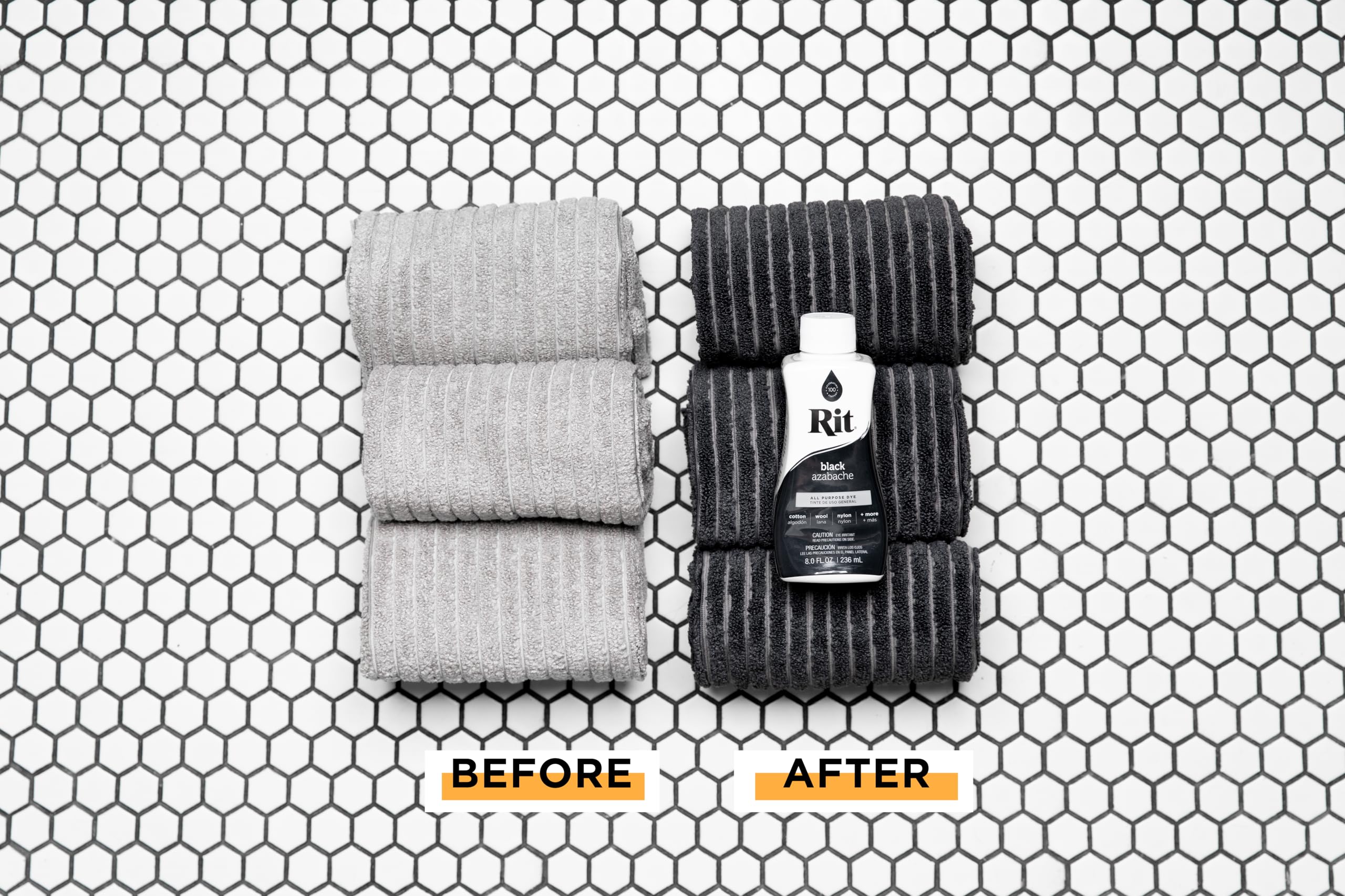 Rit Dye 88150 All Purpose Liquid Dye, Black, 8 Fl Oz (Pack of 1)