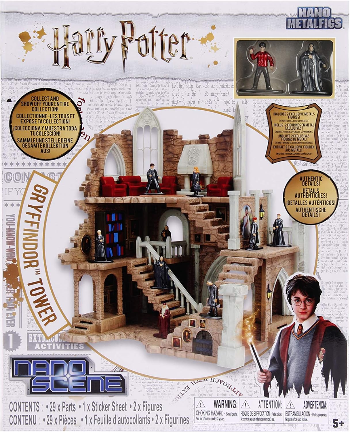 harry potter nano metalfigs gryffindor tower