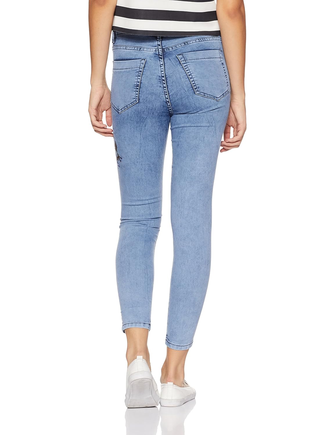 aka chic women's regular rise skinny jeans