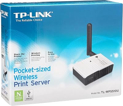 TP-Link TL-WPS510U Wireless N Print Server USB 2.0 150Mbps Windows Mac Linux