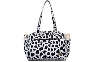 Rabjen Small Diaper Bag Tote, Mini Travel Multifunction Baby Bag with Insulated Pockets