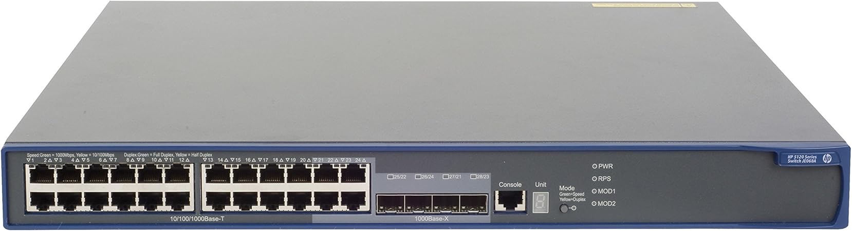 Hp A51 24g Ei Switch Commutateur C4 Gere 24 X 10 100 1000 4 X Sfp Partage Montable Sur Rack Amazon Fr Informatique