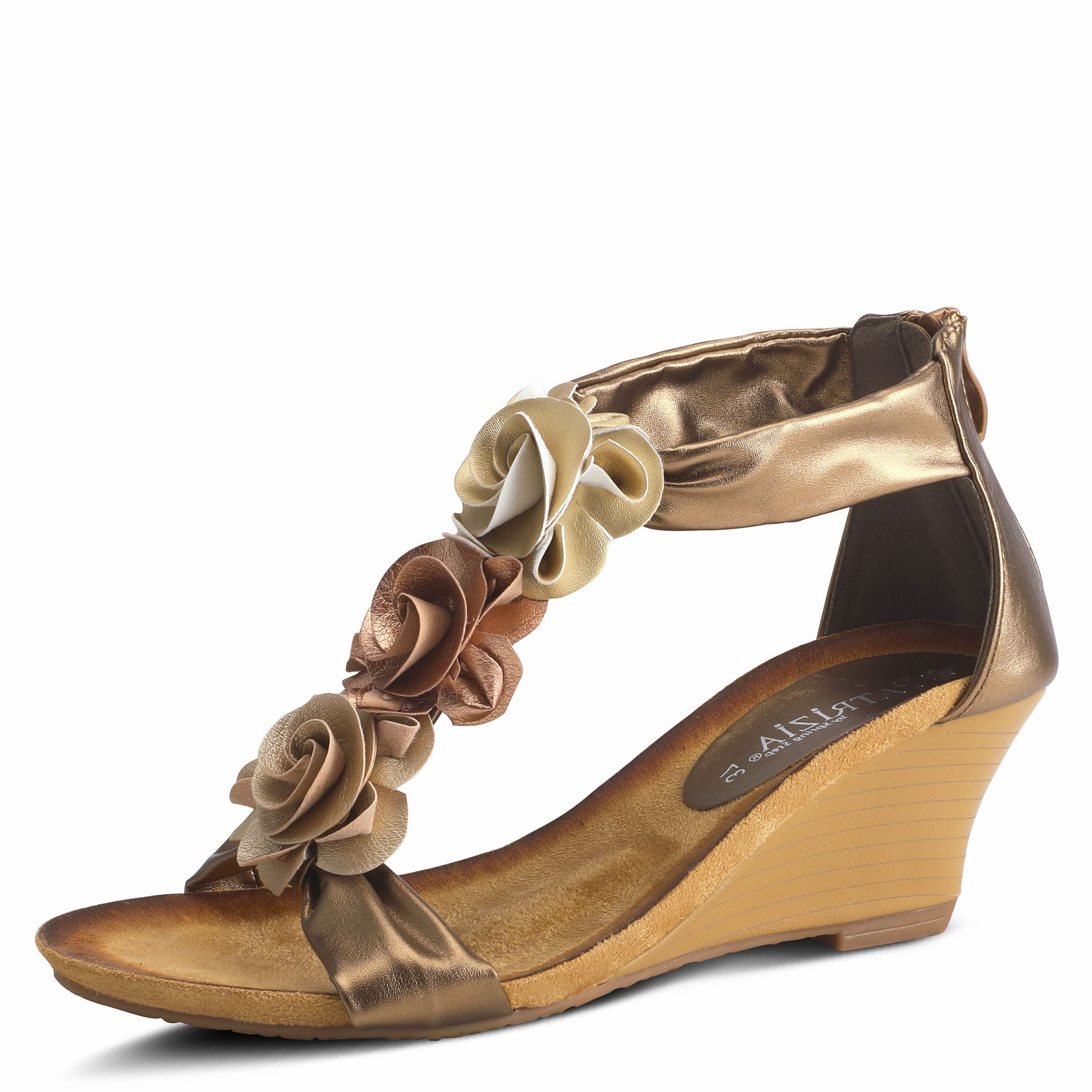 PATRIZIA Spring Step Harlequin Wedge Sandals for