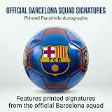 Hy-Pro FC Barcelona Official Signature Football Size 5 with Metallic Finish view 4