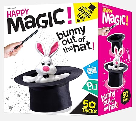Amazon Co Jp Happy Magic 50トリックセット マジックショーキット 子供用 5歳以上 分かりやすい説明書と画像とビデオ付き バニー ぬいぐるみマジシャンハット付き 文房具 オフィス用品 Amazon Co Jp Happy Magic 50トリックセット マジックショーキット 子供用 5歳以上 分かりやすい説明書と画像とビデオ付き バニー ぬいぐるみマジシャンハット付き 文房具 オフィス用品