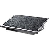 3M Foot Rest, Under Desk, 22" Wide Platform, Height and Tilt Adjustable, Safety-Walk Slip Resistant Surface, Heavy Duty Steel