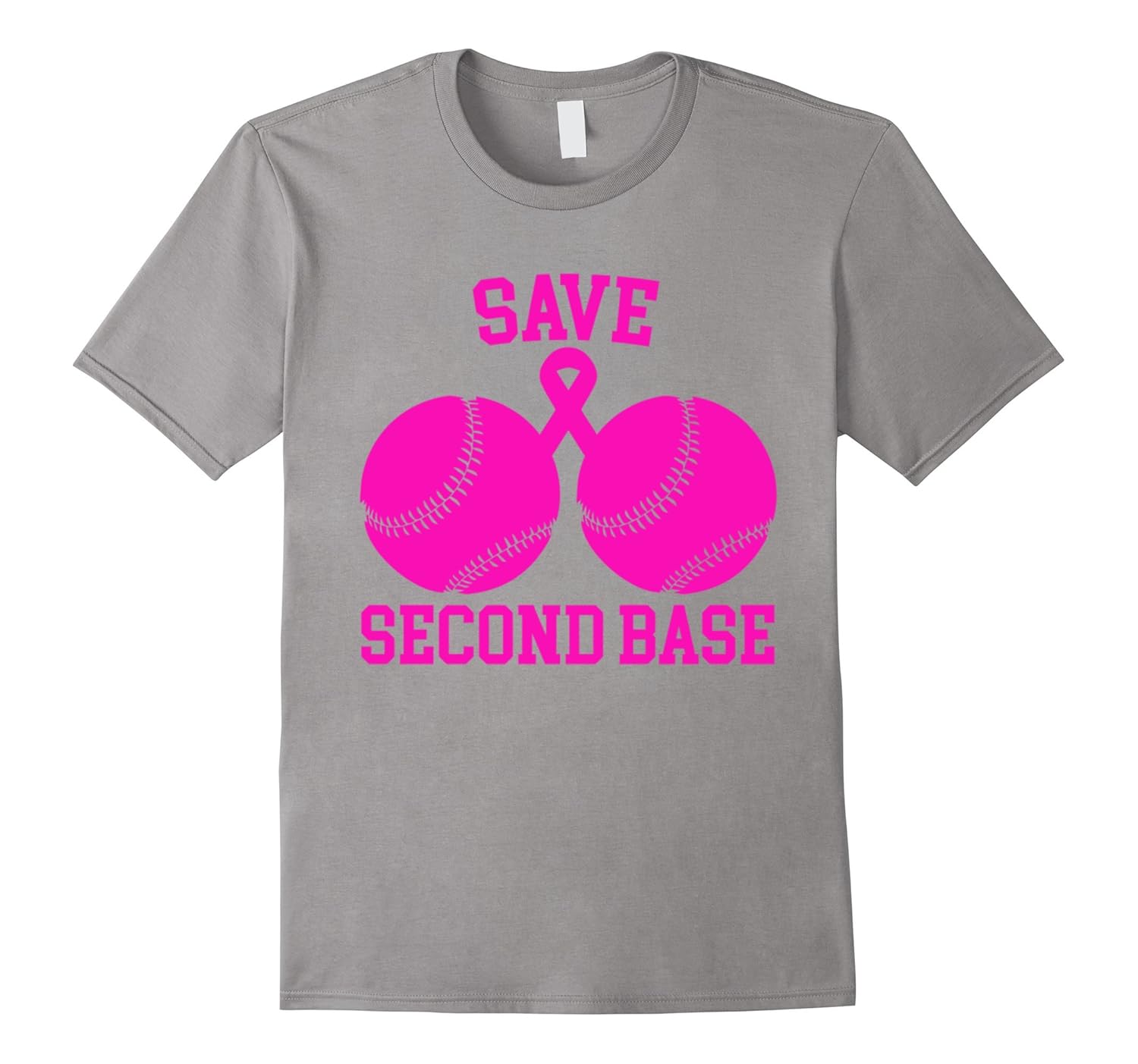 Save The Second Base Breast Cancer Survivor T-shirt-ANZ