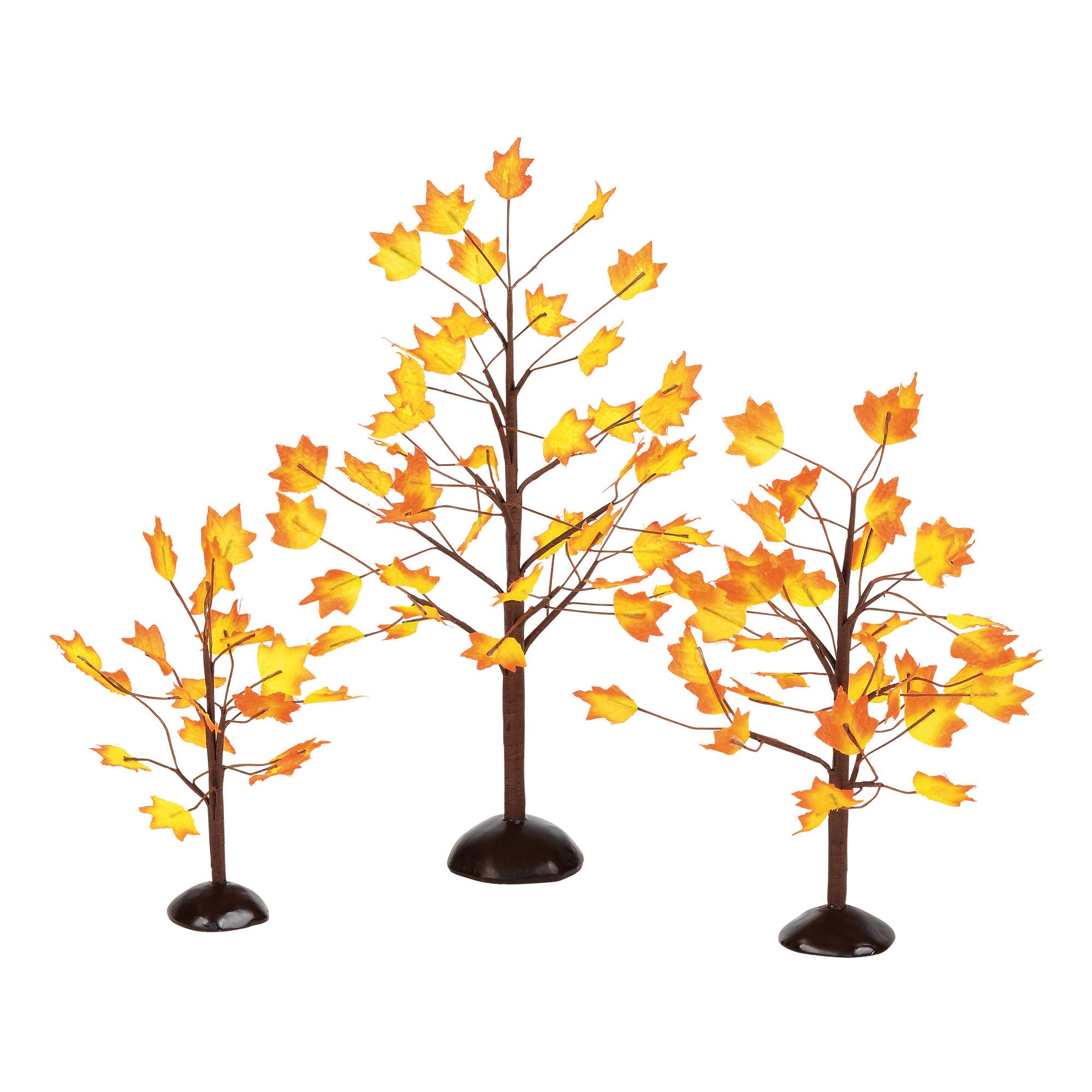 Department 56 Village Autumn Maple Trees, Set Of 3