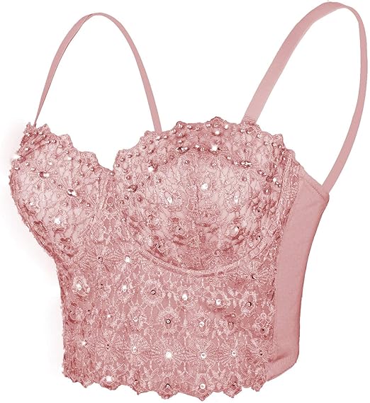bustier top pink