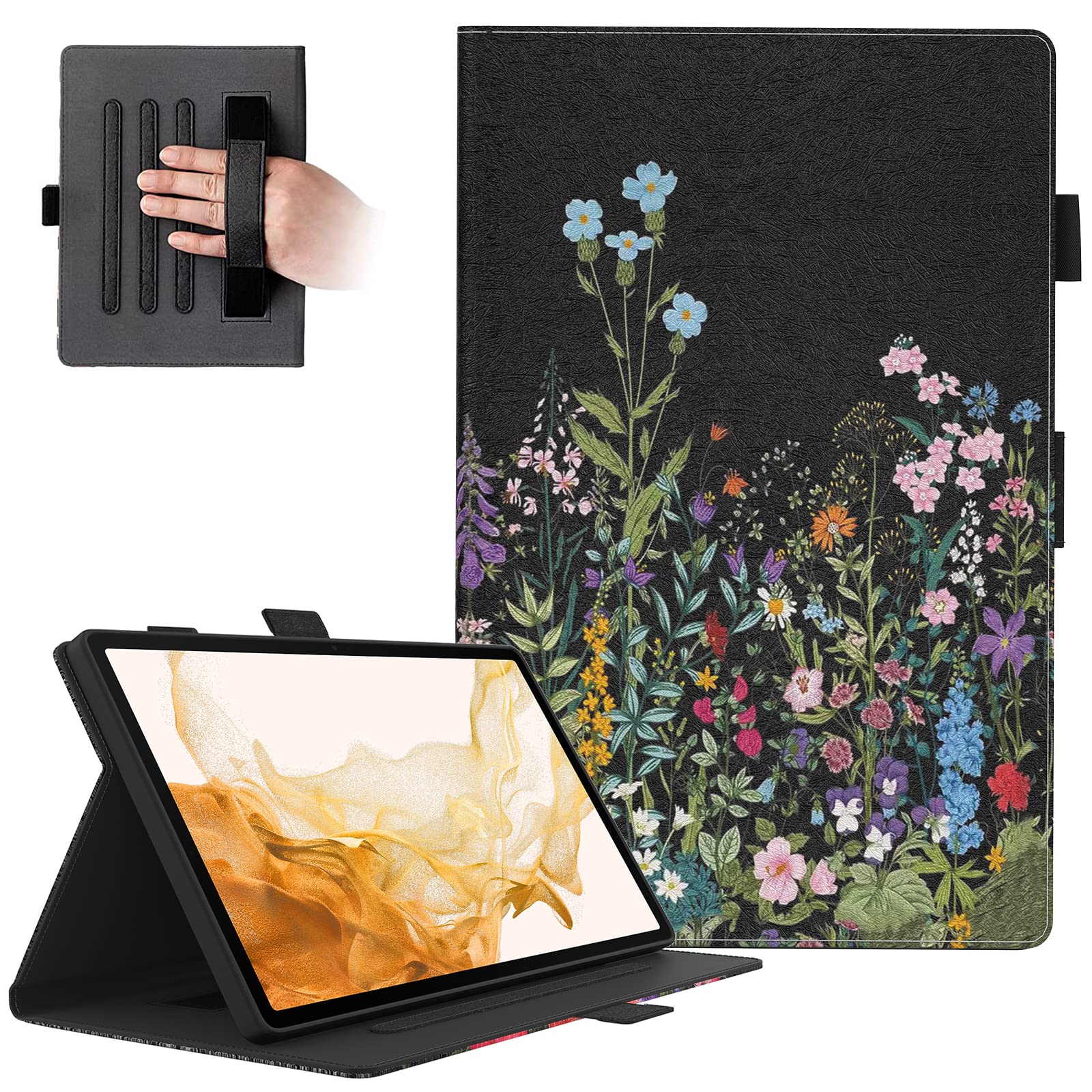 Dteck Wallet Case for Galaxy Tab S10 Plus/S9