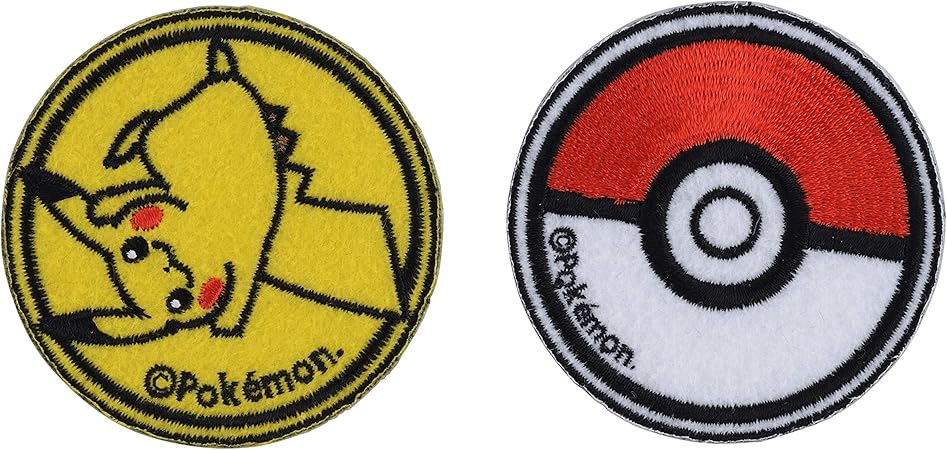 Amazon ポケモンセンターオリジナル ワッペンセット Pikachu Monster Ball おもちゃ雑貨 おもちゃ