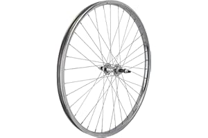 WHEELMASTER Wheel Master Rear Bicycle Wheel 26 x 1.75/2.125 36H, Steel Bolt On, Chrome with Chrome Spokes, Freewheel 5/6/7 SPD