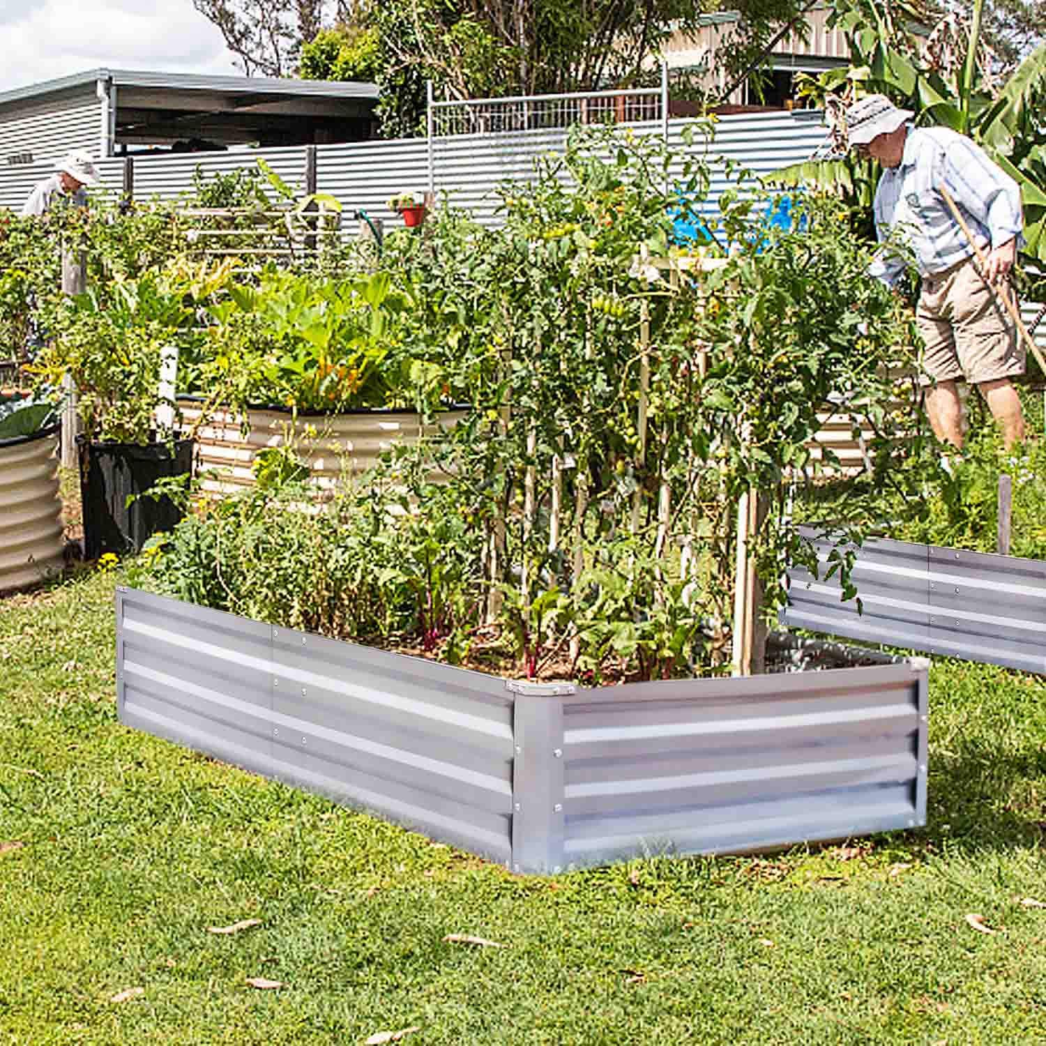 FOYUEE - Cajas elevadas de jardín, para plantar camas de jardín ...