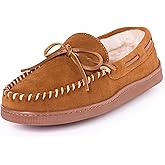 Minnetonka Men's Pile Lined Hardsole Slipper