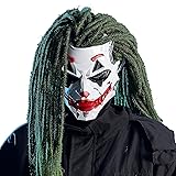 IUUBVV Futuristic Clown Mask, White and
